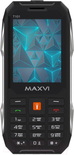 Изображение товара Мобильный телефон Maxvi T101 (черный)