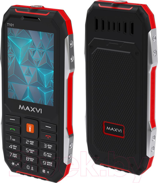 Изображение товара Мобильный телефон Maxvi T101 (красный)