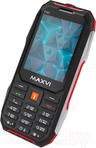 Изображение товара Мобильный телефон Maxvi T101 (красный)