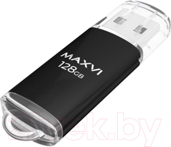 Изображение товара USB flash накопитель Maxvi MP 128GB 2.0 (черный)