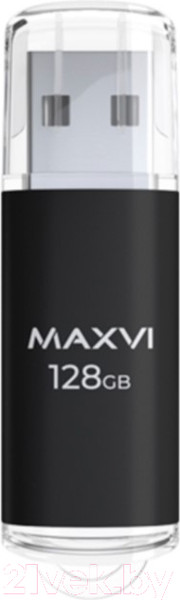 Изображение товара USB flash накопитель Maxvi MP 128GB 2.0 (черный)