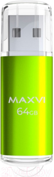 Изображение товара USB flash накопитель Maxvi MP 64GB 2.0 (зеленый)