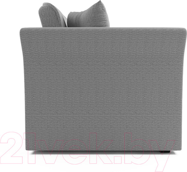 Изображение товара Диван Mebel-Ars Малютка №2 (рогожка серый/подлокотники серый)