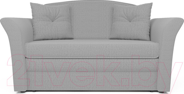 Изображение товара Диван Mebel-Ars Малютка №2 (рогожка серый/подлокотники серый)