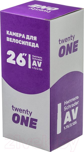 Изображение товара Камера для велосипеда Twenty ONE 26х1.75/2.125 AV/AVR28-40/48L