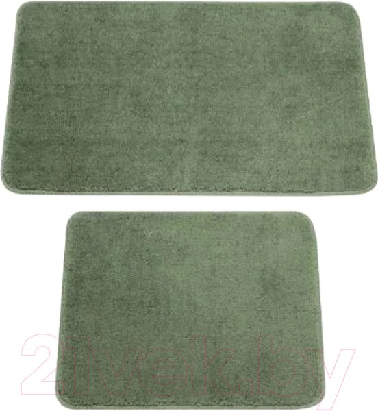 Изображение товара Набор ковриков для ванной и туалета Gokyildiz Maxiform 50x80+50x40 / DUZ-5507-GREEN