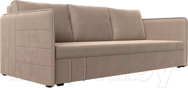 Изображение товара Диван Лига Диванов Слим / 119800 (велюр бежевый)