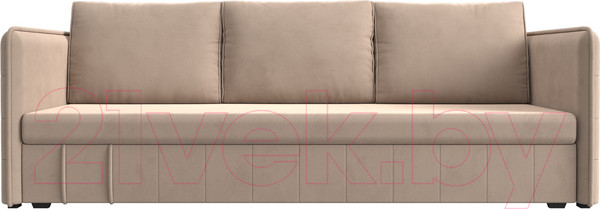 Изображение товара Диван Лига Диванов Слим / 119800 (велюр бежевый)