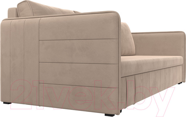 Изображение товара Диван Лига Диванов Слим / 119800 (велюр бежевый)