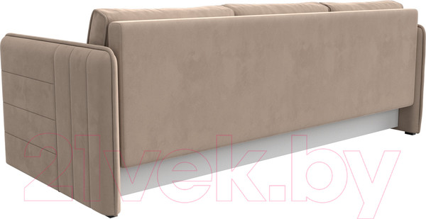 Изображение товара Диван Лига Диванов Слим / 119800 (велюр бежевый)