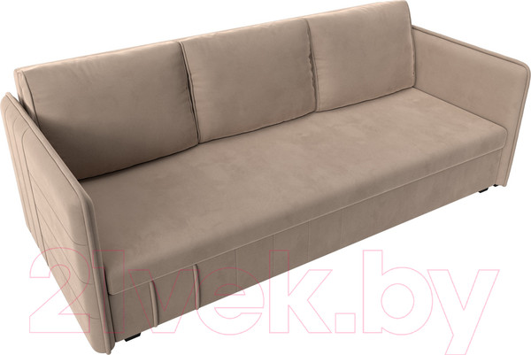 Изображение товара Диван Лига Диванов Слим / 119800 (велюр бежевый)