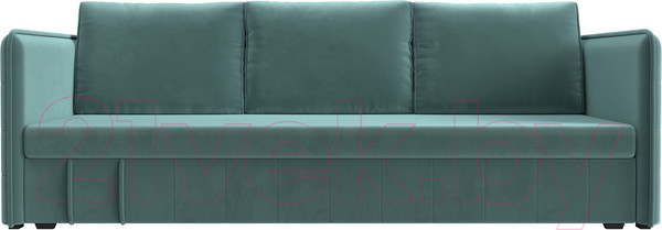 Изображение товара Диван Лига Диванов Слим / 119802 (велюр бирюзовый)