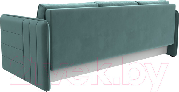 Изображение товара Диван Лига Диванов Слим / 119802 (велюр бирюзовый)
