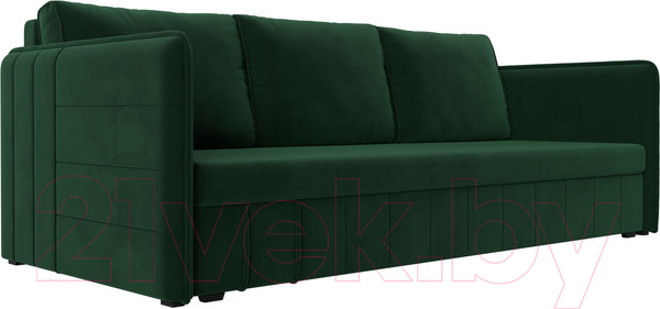 Изображение товара Диван Лига Диванов Слим / 119803 (велюр зеленый)