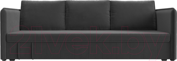 Изображение товара Диван Лига Диванов Слим / 119804 (велюр серый)