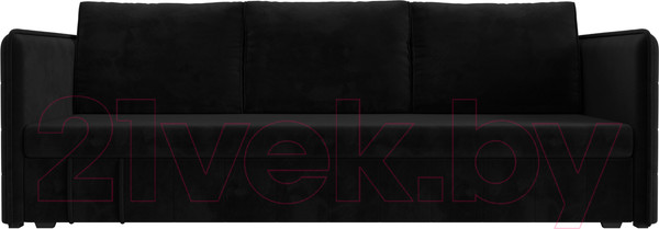 Изображение товара Диван Лига Диванов Слим / 119807 (велюр черный)