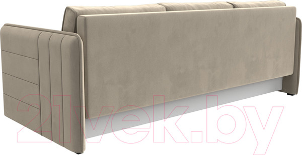 Изображение товара Диван Лига Диванов Слим / 119808 (микровельвет бежевый)