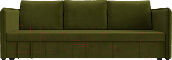 Изображение товара Диван Лига Диванов Слим / 119810 (микровельвет зеленый)