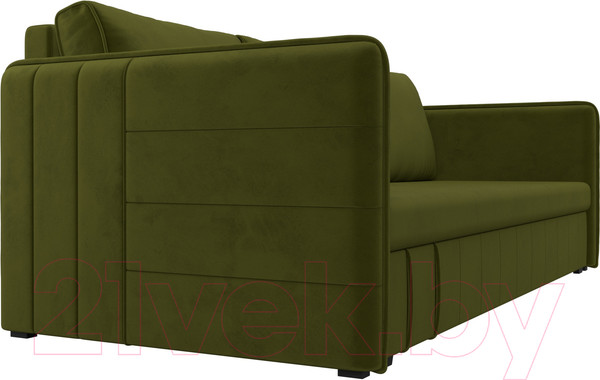 Изображение товара Диван Лига Диванов Слим / 119810 (микровельвет зеленый)