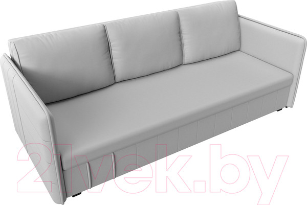 Изображение товара Диван Лига Диванов Слим / 119819 (экокожа белый)