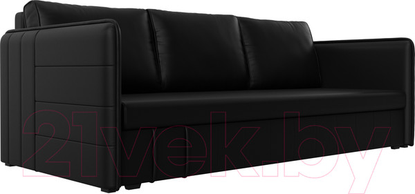 Изображение товара Диван Лига Диванов Слим / 119822 (экокожа черный)