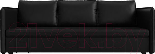 Изображение товара Диван Лига Диванов Слим / 119822 (экокожа черный)
