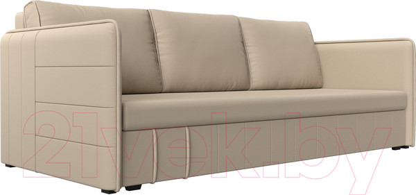 Изображение товара Диван Лига Диванов Слим / 119820 (экокожа бежевый)