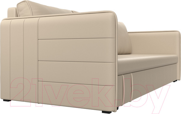 Изображение товара Диван Лига Диванов Слим / 119820 (экокожа бежевый)