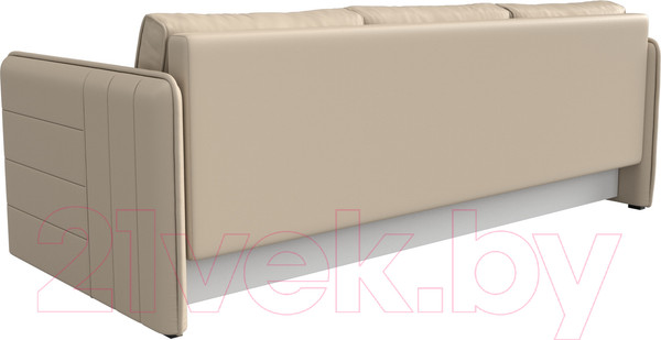 Изображение товара Диван Лига Диванов Слим / 119820 (экокожа бежевый)