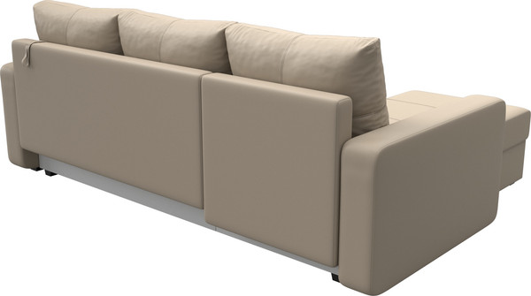 Изображение товара Диван угловой Лига Диванов Ливерпуль Лайт левый (экокожа бежевый)