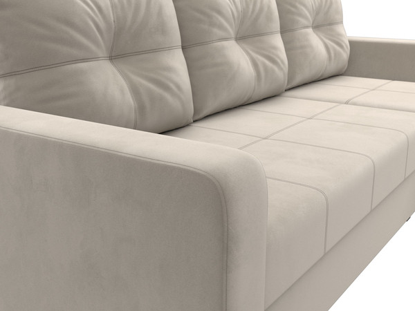 Изображение товара Диван угловой Лига Диванов Ливерпуль Лайт правый (велюр бежевый)