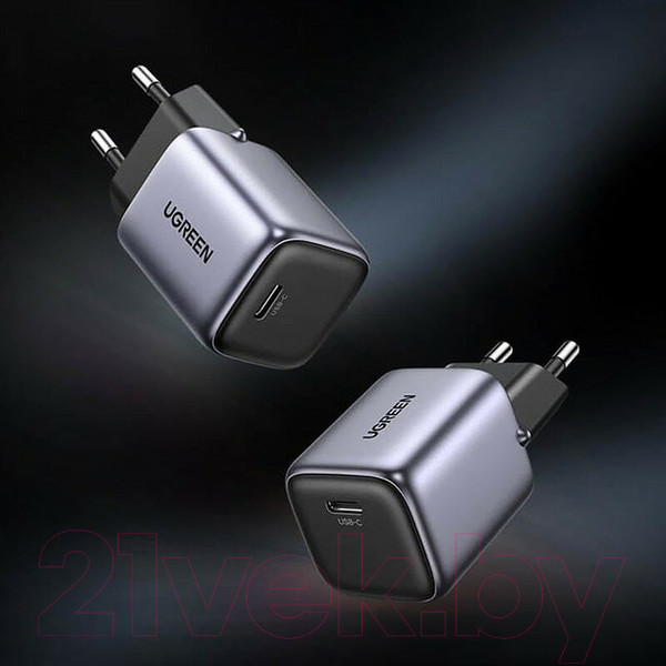Изображение товара Адаптер питания сетевой Ugreen Nexode 20W USB-C CD318 / 90664 (серый)