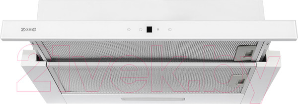 Изображение товара Вытяжка телескопическая ZORG Slim 850 60 S (белый)