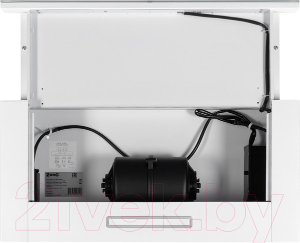 Изображение товара Вытяжка телескопическая ZORG Slim 850 60 S (белый)