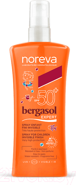 Изображение товара Эмульсия солнцезащитная Noreva Бергасол Эксперт SPF 50 (125мл)