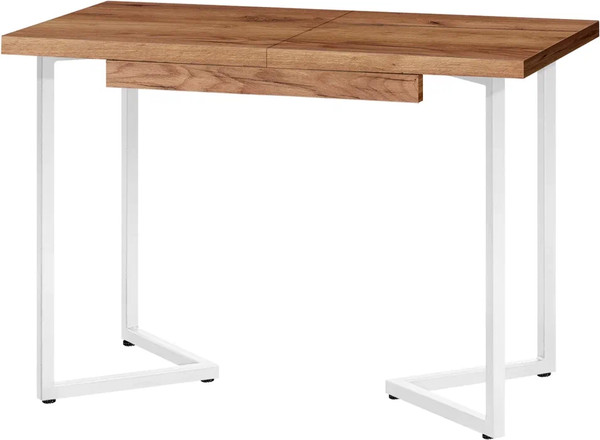 Изображение товара Обеденный стол Millwood Лофт Лондон 100-140x60x76 (дуб табачный Craft/металл белый)