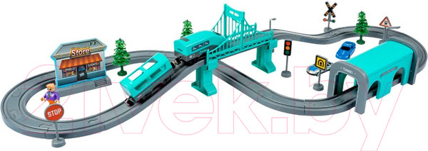 Изображение товара Железная дорога игрушечная Bondibon С электропоездом Город / ВВ6076