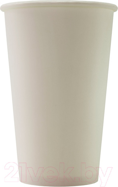 Изображение товара Набор бумажных стаканов Паксервис 400мл / HB90-530 (800шт, белый)