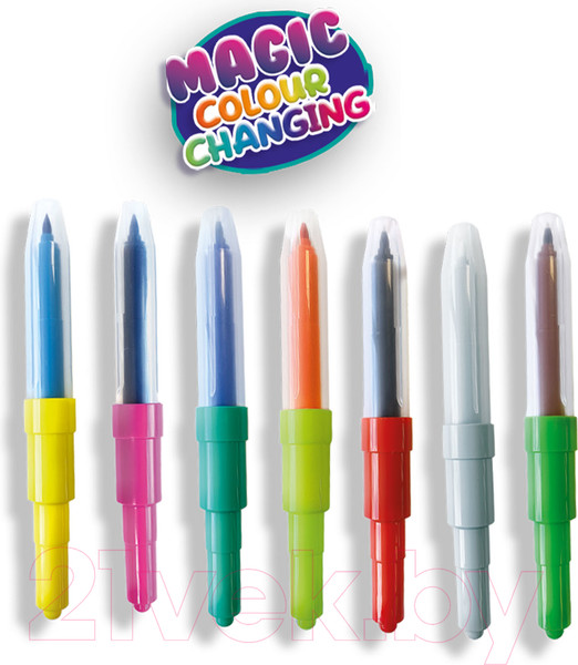 Изображение товара Фломастеры SES Creative Аэрографических Меняющих цвет / 00283 (7шт)