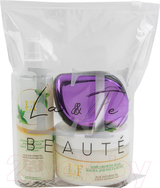 Изображение товара Набор косметики для волос La and Te beaute Алоэ и зеленый чай / LT-44