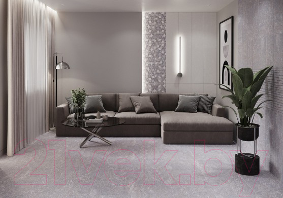 Изображение товара Декоративная плитка Beryoza Ceramica Batu 2 (750x250, асфальтовый)