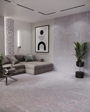 Изображение товара Декоративная плитка Beryoza Ceramica Batu 2 (750x250, асфальтовый)