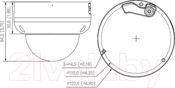 Изображение товара IP-камера Dahua DH-IPC-HDBW3241RP-ZS-S2