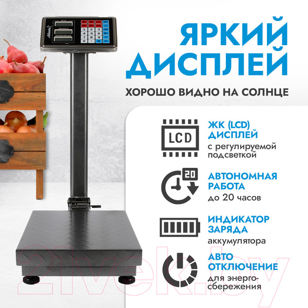 Изображение товара Весы платформенные Atlanta ATH-6114 (серый)