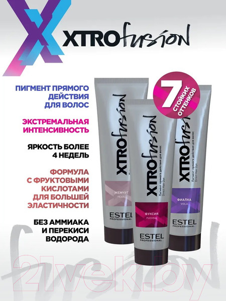 Изображение товара Пигмент прямого действия Estel Xtro Мята Electro (100мл)