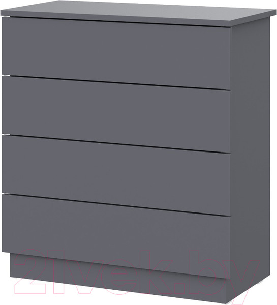 Изображение товара Комод Mio Tesoro КМ 4 (графит серый)