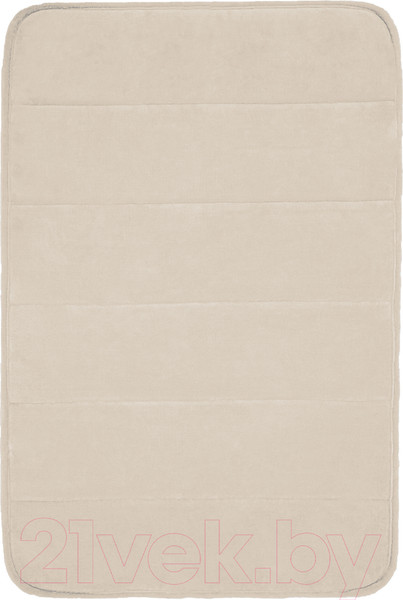 Изображение товара Коврик для ванной Вилина Велюр 7171 (60x100, светло-бежевый)