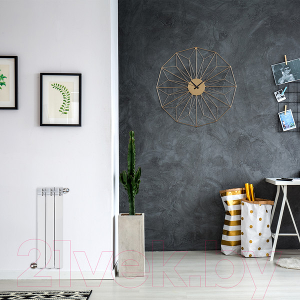 Изображение товара Радиатор алюминиевый Nova Florida Extrathermserir Super B4 500/100 White (2 секции)