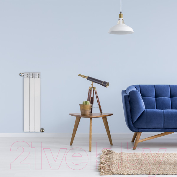 Изображение товара Радиатор алюминиевый Nova Florida Extrathermserir Super B4 500/100 White (2 секции)