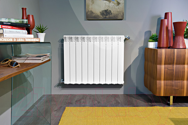 Изображение товара Радиатор алюминиевый Nova Florida Extrathermserir Super B4 500/100 White (9 секций)